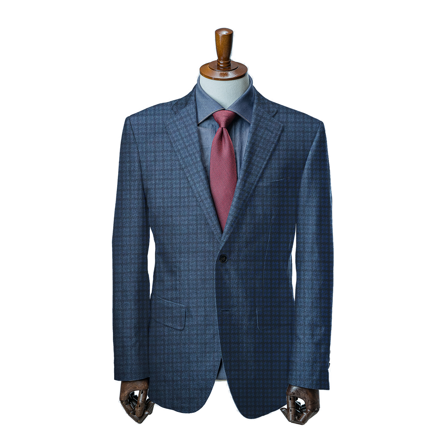 S*e様 MICHIGAN RAG CO. 鳥プリントセットアップ サイドスピンドル千鳥